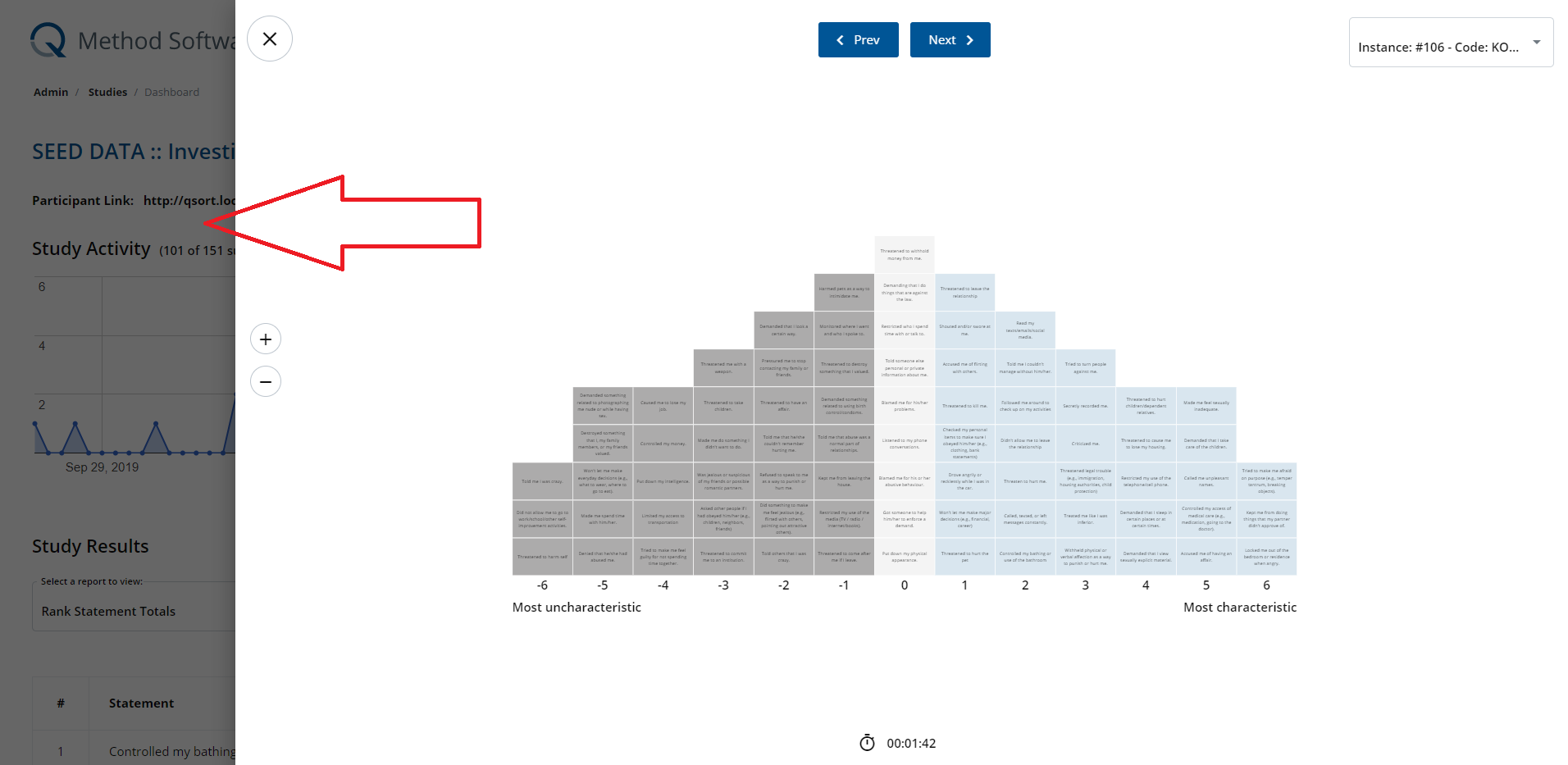 Viewing Q-Sorts | Q Method Software